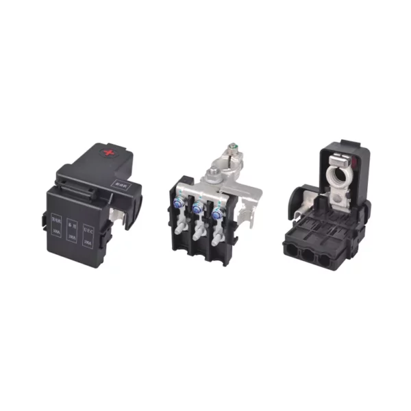 BX F O Three ways fuse box assembly